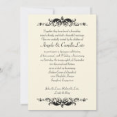 Uitnodiging 50ste trouwdag - Ivoor (Achterkant)