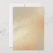 Uitnodiging 50ste trouwdagjubileum gouden glitters (Achterkant)