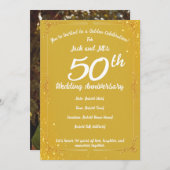 Uitnodiging 50ste verjaardag (Voorkant / Achterkant)
