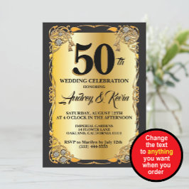 Uitnodiging 50ste verjaardag