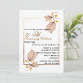 Uitnodiging 50ste verjaardag, Groene Huwelijksverj (Staand voorkant)