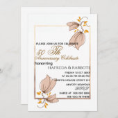 Uitnodiging 50ste verjaardag, Groene Huwelijksverj (Voorkant / Achterkant)