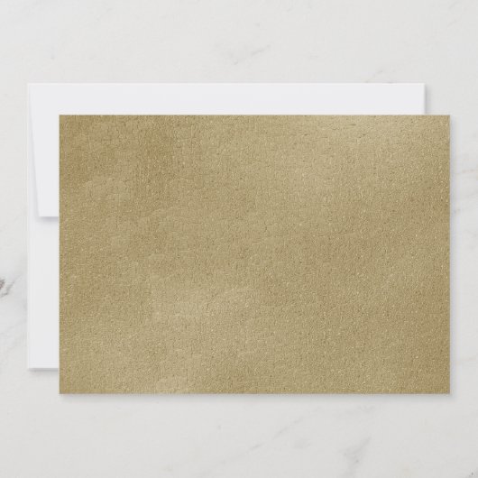 Uitnodiging 50ste verjaardag in vintage stijl (Achterkant)