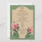 Uitnodiging 50ste verjaardag oude rozen (Voorkant)