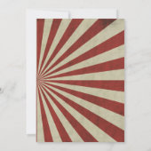 Uitnodiging 50ste verjaardag retro auto (Achterkant)