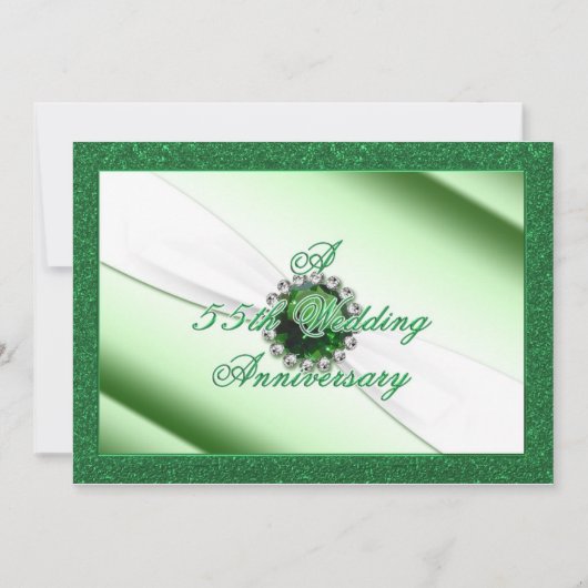 Uitnodiging 55-jarig huwelijksfeest (Voorkant)