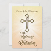 Uitnodiging, 55e Jubileum van Ordinatie Kaart (Voorkant)