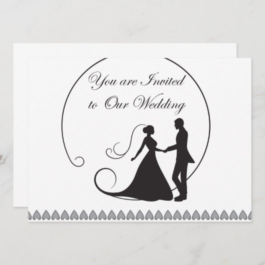 Uitnodiging 5.5 x 6.5 (Voorkant / Achterkant)