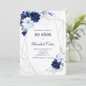 Uitnodiging 60 Jaar Vrouw (Staand voorkant)