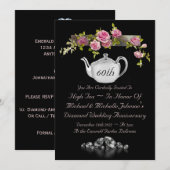 Uitnodiging 60-jarig jubileumthee (Voorkant / Achterkant)