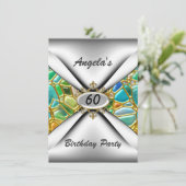 Uitnodiging 60e verjaardag (Staand voorkant)