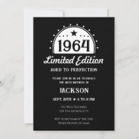 Uitnodiging 60e verjaardag Limited Edition