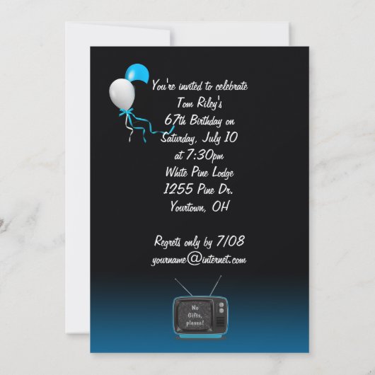 Uitnodiging 67e verpartij (Achterkant)