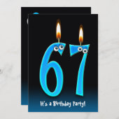 Uitnodiging 67e verpartij (Voorkant / Achterkant)