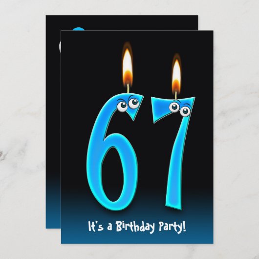 Uitnodiging 67e verpartij (Voorkant / Achterkant)