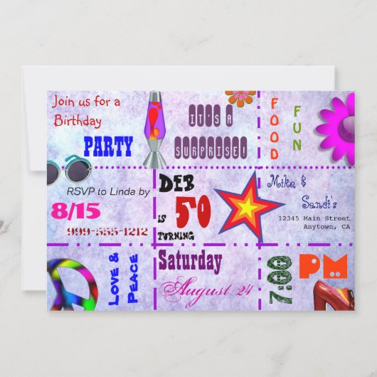 Uitnodiging 70 (Voorkant)