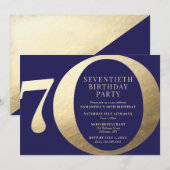 Uitnodiging 70-jarig bedrijfsjubileum (Voorkant / Achterkant)