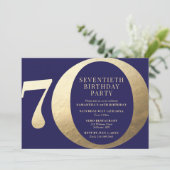 Uitnodiging 70ste bedrijfsjubileum (Staand voorkant)