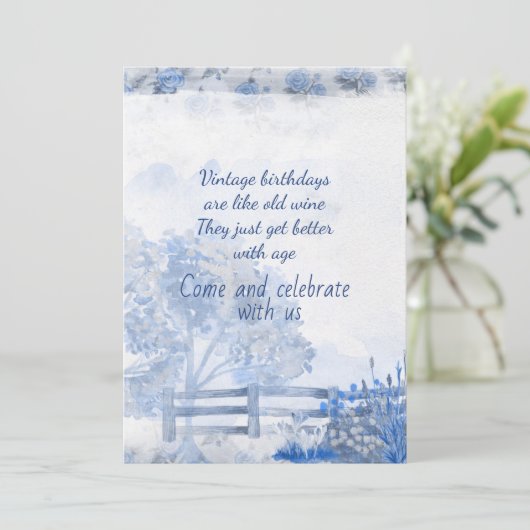  uitnodiging 75e verjaardag (Staand voorkant)