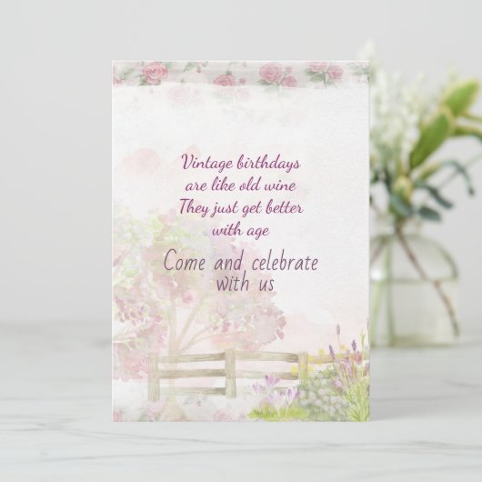  uitnodiging 75e verjaardag (Staand voorkant)