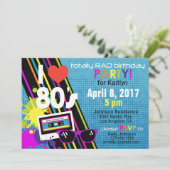 Uitnodiging 80-jarige verjaardag (Staand voorkant)