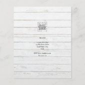 UITNODIGING 8ste verjaardag fotocollage jongen mei Flyer (Achterkant)