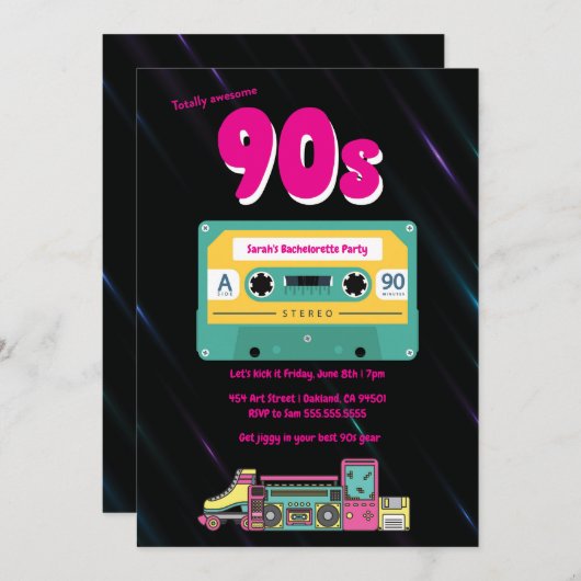 Uitnodiging 90 jaar (Voorkant / Achterkant)