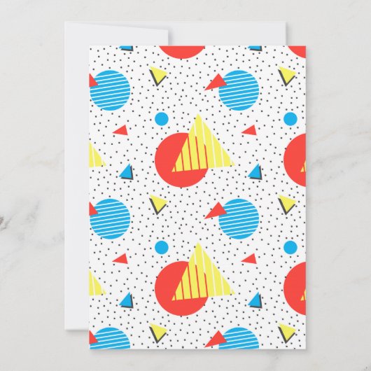 Uitnodiging 90s House Feest (Achterkant)