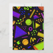 Uitnodiging 90's verjaardagsfeest (Achterkant)