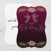 Uitnodiging a la boda (Voorkant / Achterkant)