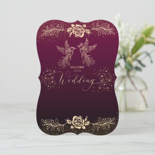 Uitnodiging a la boda (Staand voorkant)