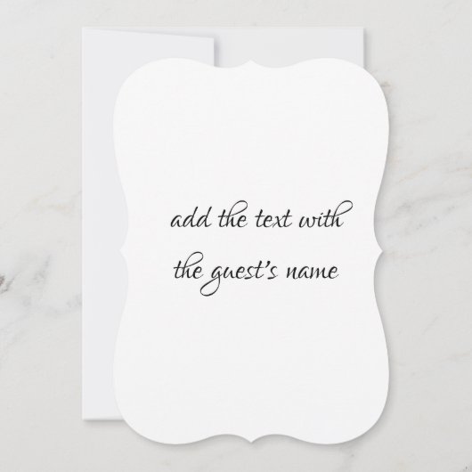 Uitnodiging a la boda elegante dorada (Achterkant)