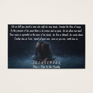 Uitnodiging aan Christus Visitekaartje