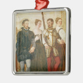 Uitnodiging aan de Dance Metalen Ornament (Links)