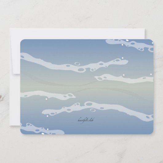 Uitnodiging aan de kust (Achterkant)