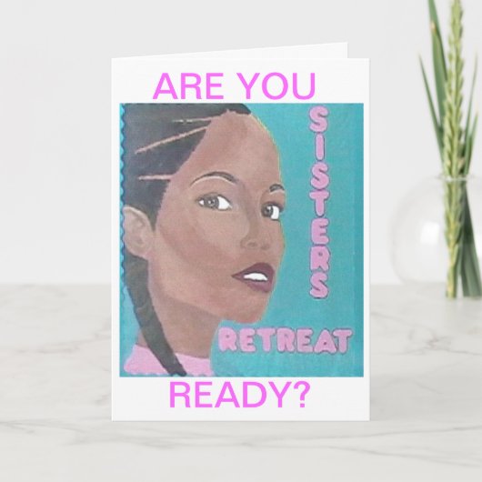 Uitnodiging aan de zusters om de reis terug te dra (Voorkant)