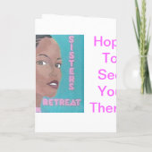 Uitnodiging aan de zusters om de reis terug te dra (Achterkant)