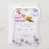 uitnodiging aan het baby shower (Voorkant)