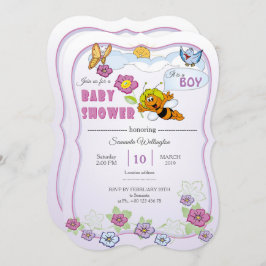 uitnodiging aan het baby shower