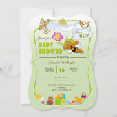 uitnodiging aan het baby shower (Voorkant)