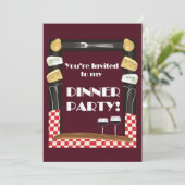 Uitnodiging aan Inwendige Partij-met Citaat (Staand voorkant)