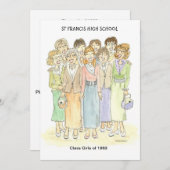 Uitnodiging, aangepast 1963 Uitnodiging voor belle (Voorkant / Achterkant)