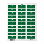 Uitnodiging / Aankondiging adres van diploma-uitre Etiket (Full Sheet)