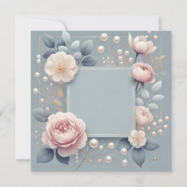 Uitnodiging Aankondiging Iets Blauws