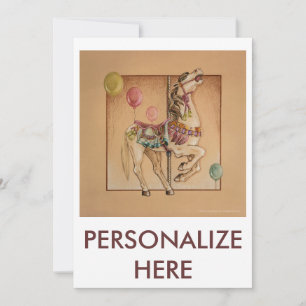 Uitnodiging - Aankondiging Kaarten - Happy Horse C