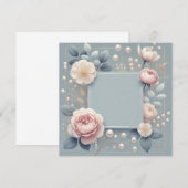 Uitnodiging Aankondiging Something Blue (Voorkant / Achterkant)