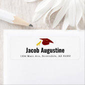 Uitnodiging/Aankondiging van de Graduation Party Etiket (Insitu)