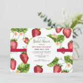 Uitnodiging Aardbeienseizoen (Staand voorkant)