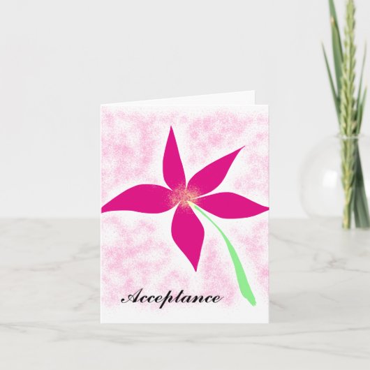 Uitnodiging Acceptatie (Voorkant)