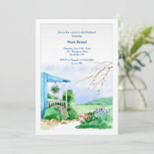 Uitnodiging achtertuin (Staand voorkant)